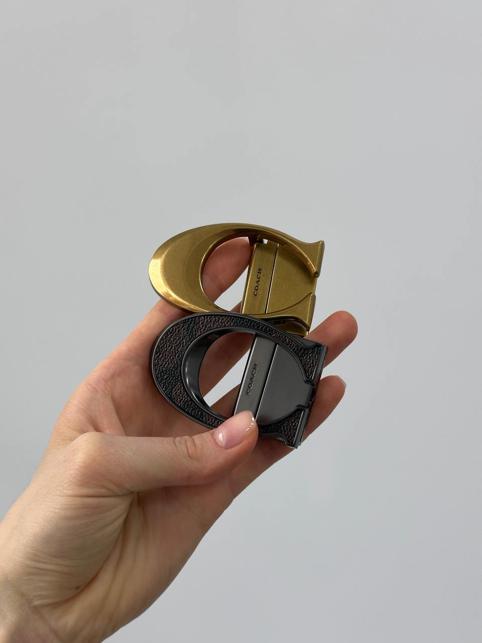 Coach Belt Kit Brown Canvas/Gold Fittings - 7