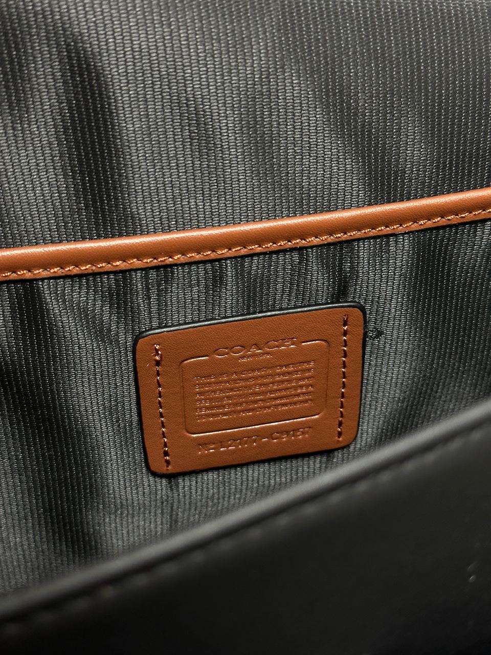 Coach Black League Hybrid Messenger Bag In Smooth Skin - 13