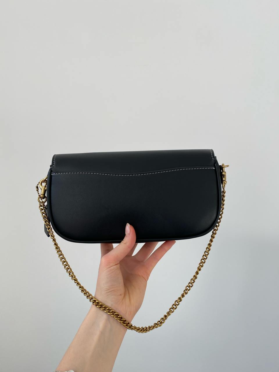 Coach Brook Flap Chain Bag Black\Gold - 6