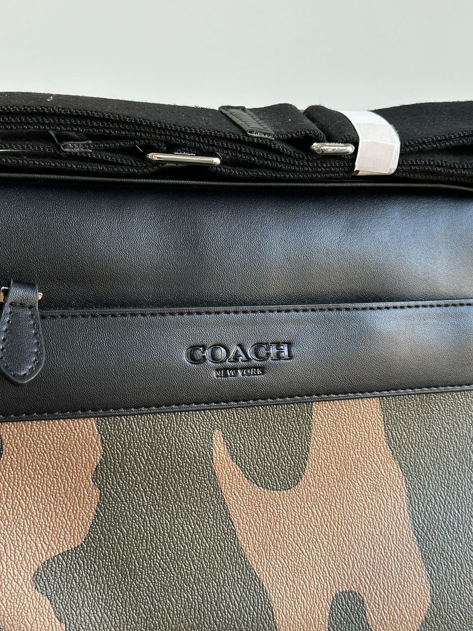 Coach Charles Camera Crossbody Messenger Bag Camo - 4