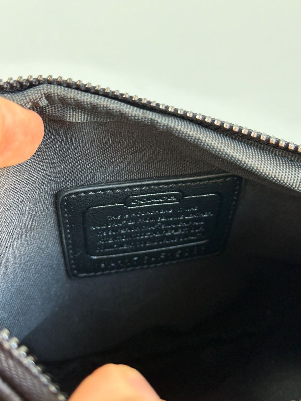 Coach Charter Belt Bag Signature Belt Bag Charcoal Blue - 13