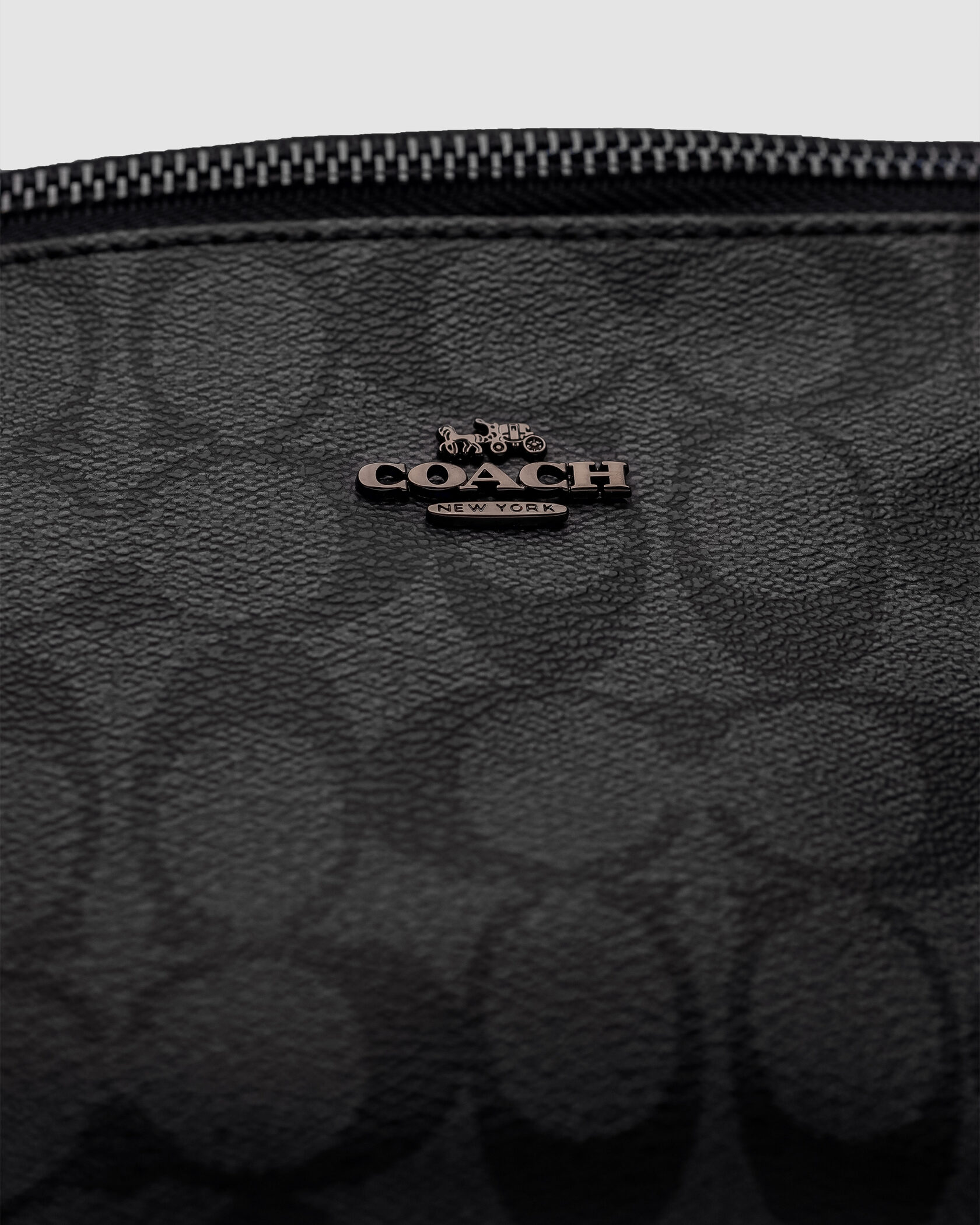 Coach Charter Belt Bag Signature Belt Bag Charcoal Blue - 4