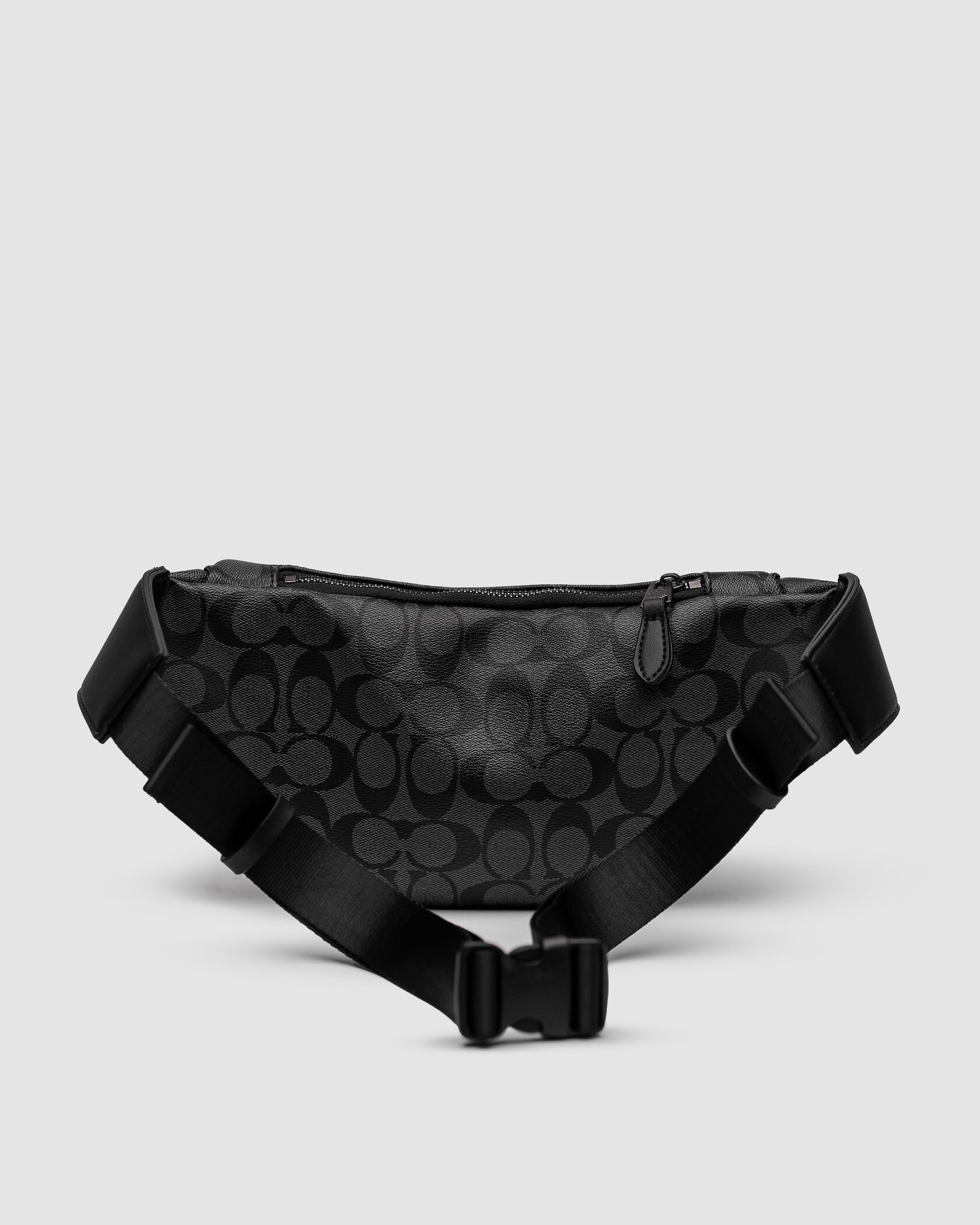 Coach Charter Belt Bag Signature Belt Bag Charcoal Blue - 6