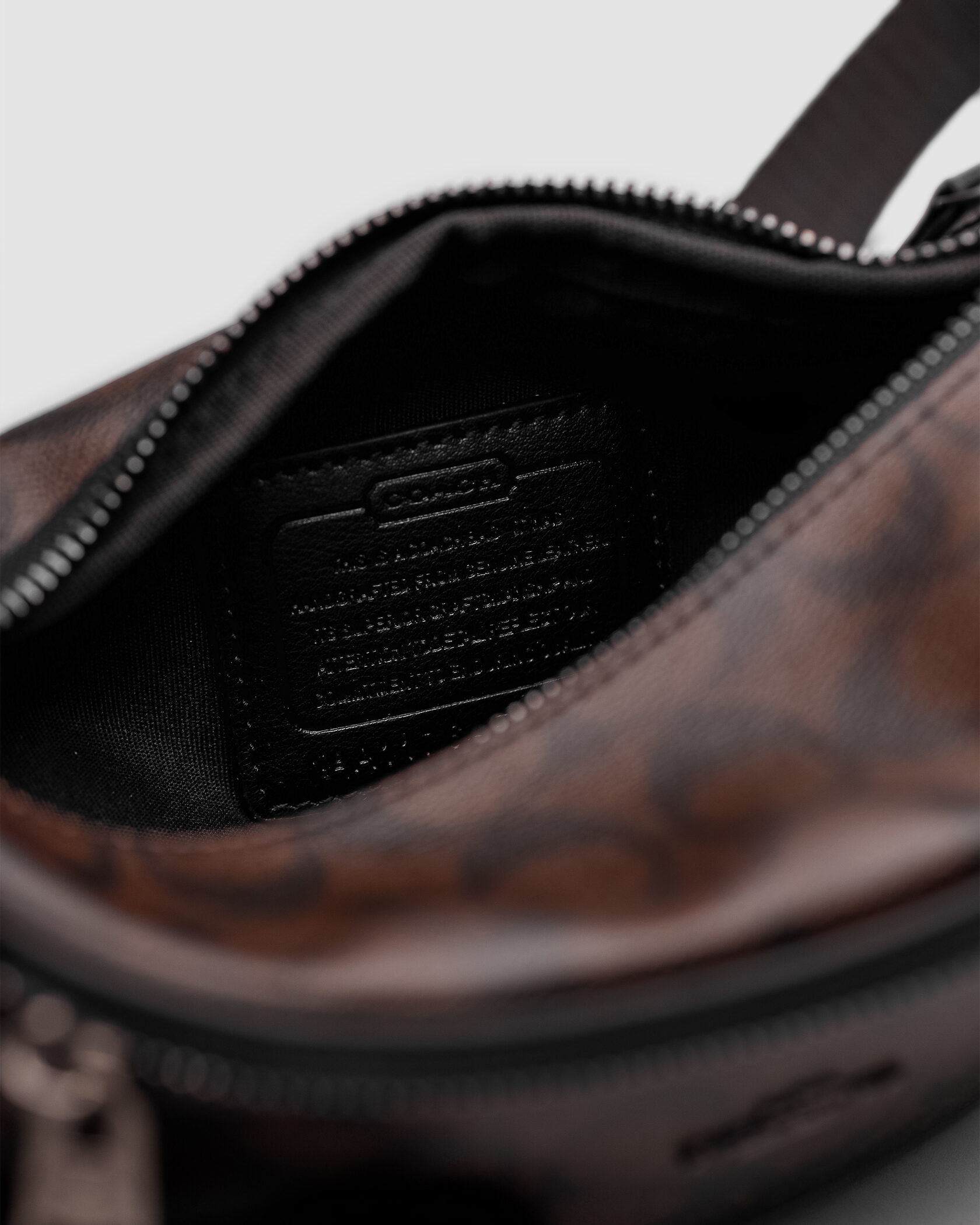 Coach Charter Belt Bag Signature Belt Bag Charcoal Brown - 11