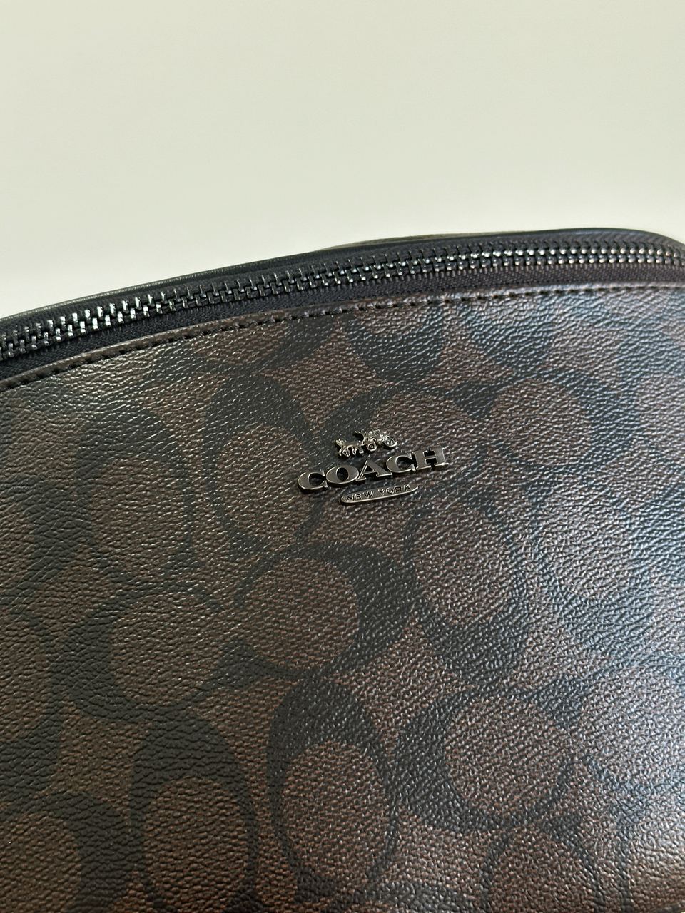 Coach Charter Belt Bag Signature Belt Bag Charcoal Brown - 5