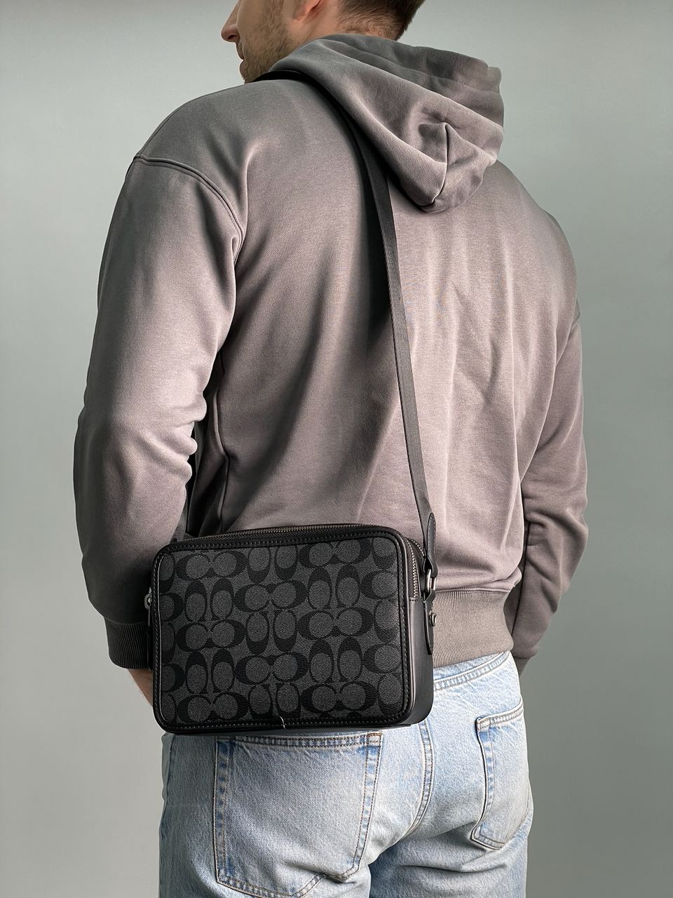 Coach Charter Signature Coated Canvas Crossbody 24 Bag - Ji/Cha - 7