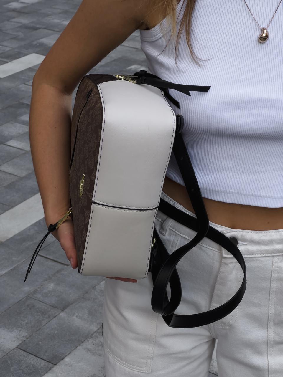 Coach Court Backpack in Signature Canvas - 16