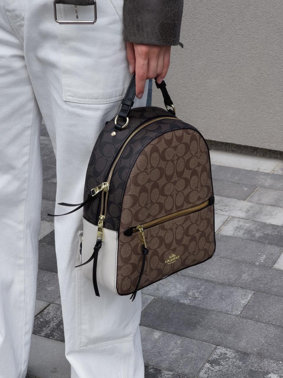 Coach Court Backpack in Signature Canvas - 4