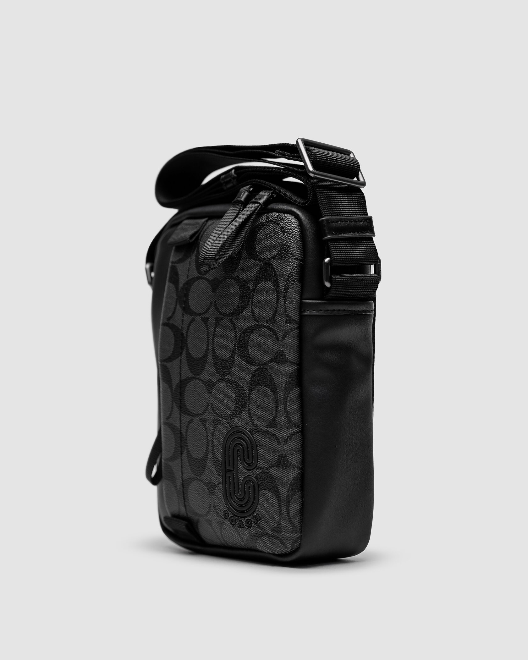 Coach Crossbody in Signature Canvas Grey - 4