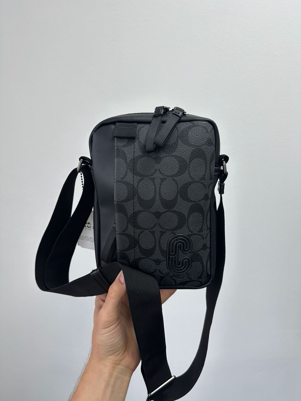 Coach Crossbody in Signature Canvas Grey - 5