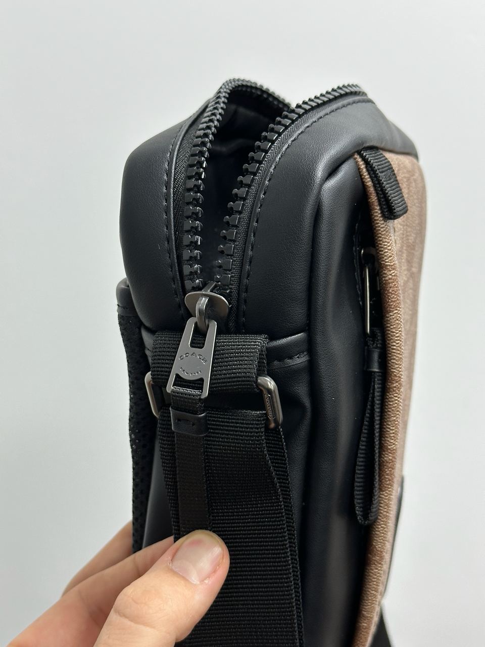 Coach Crossbody in Signature Canvas Sand - 12