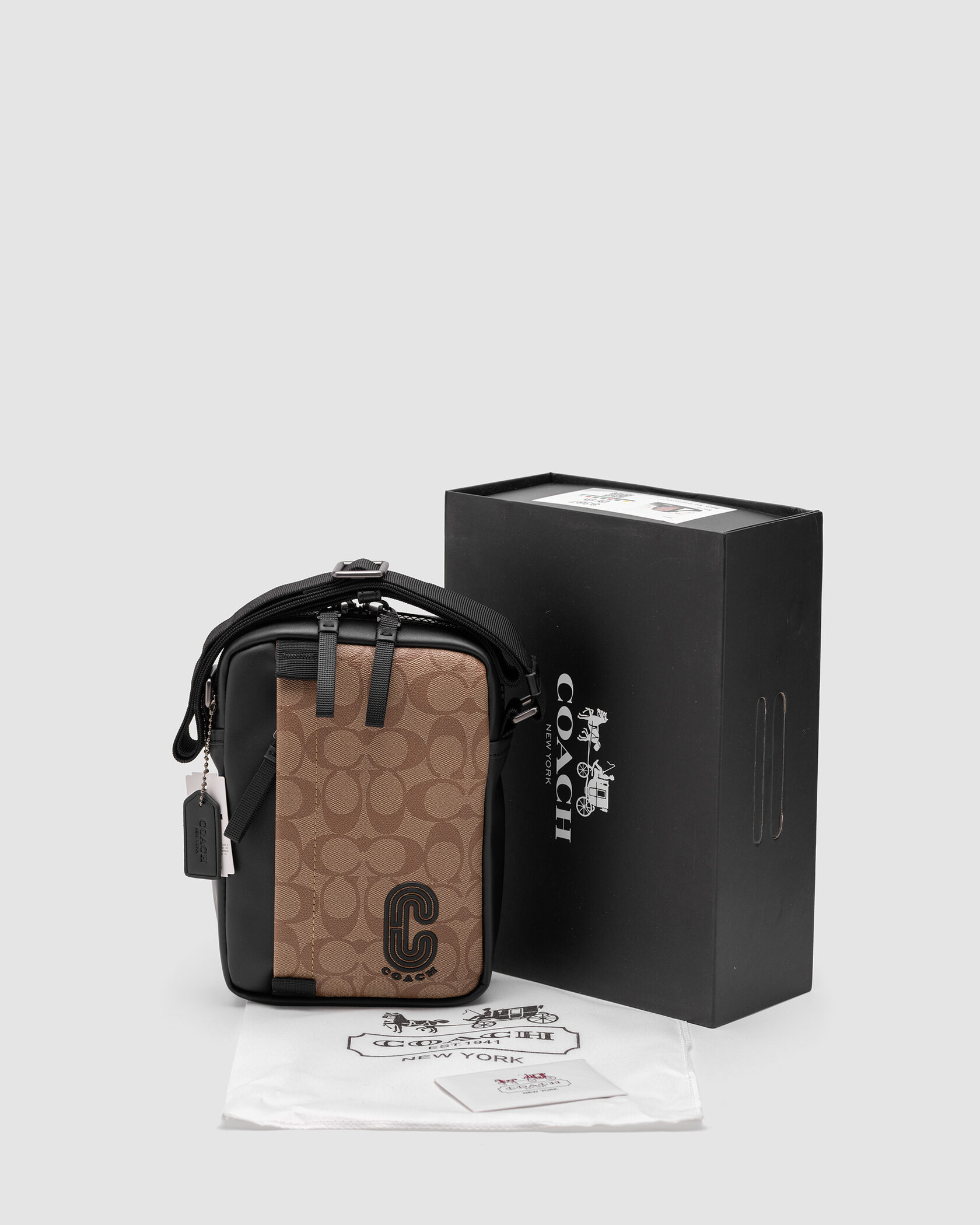 Coach Crossbody in Signature Canvas Sand - 2