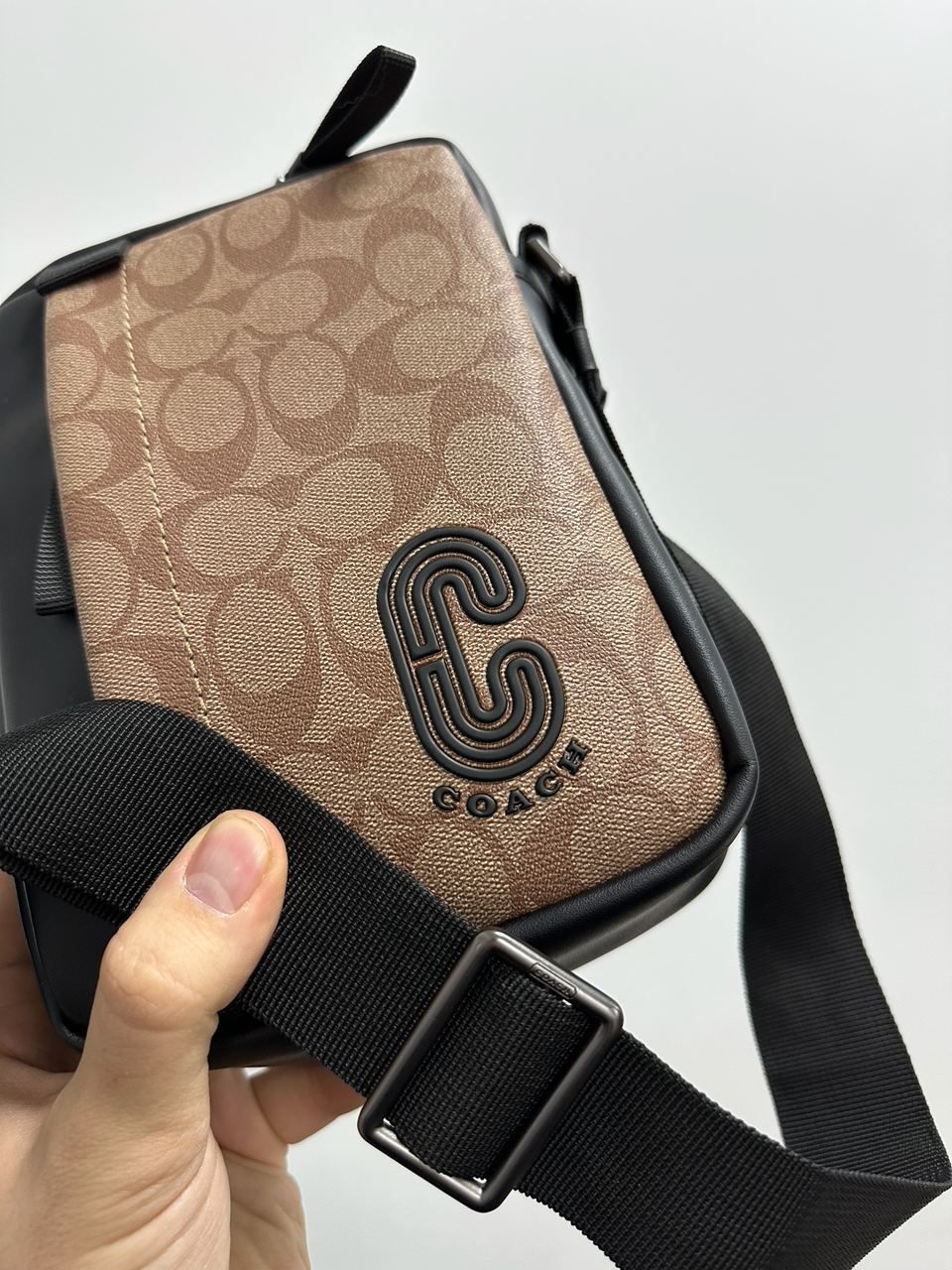 Coach Crossbody in Signature Canvas Sand - 6