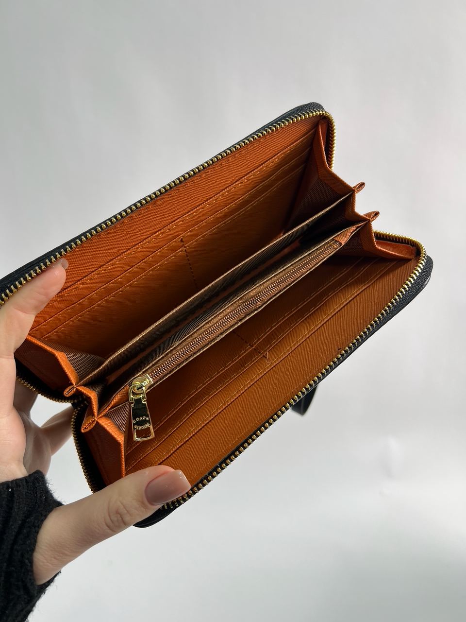 Coach Dempsey Large Wallet In Signature Jacquard Black - 14