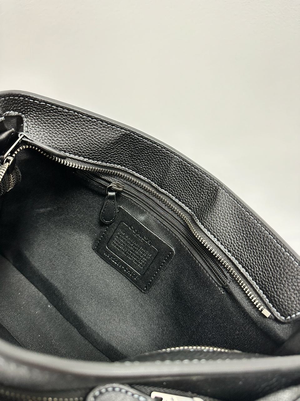 Coach District Crossbody In Signature Canvas - Gunmetal/Charcoa - 17