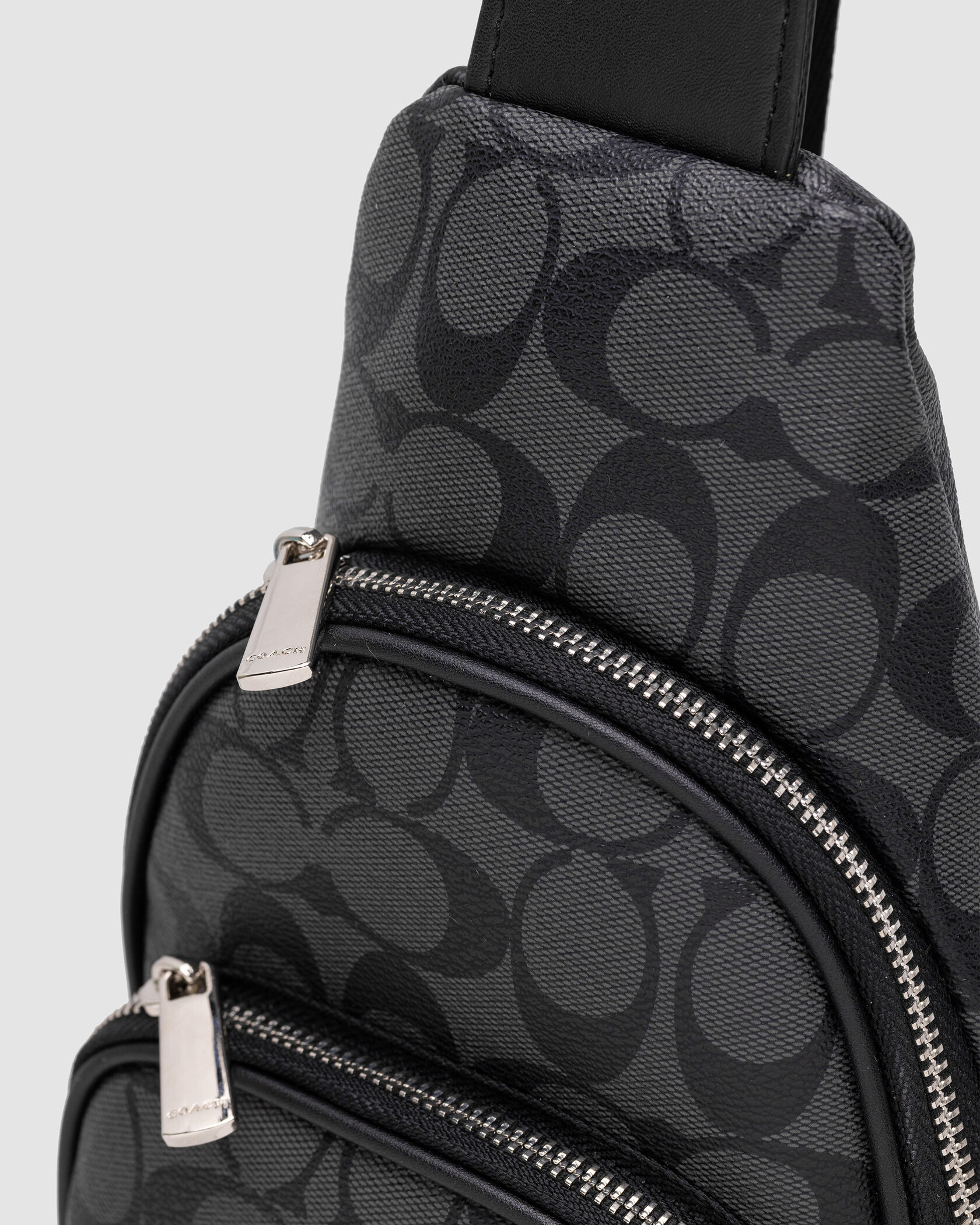 Coach Ethan Pack In Signature Grey Canvas - 5