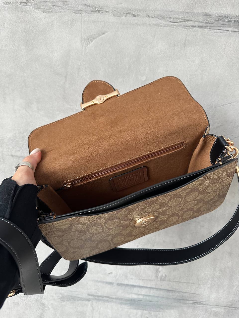 Coach Gemma Flap Crossbody In Signature Canvas - 4