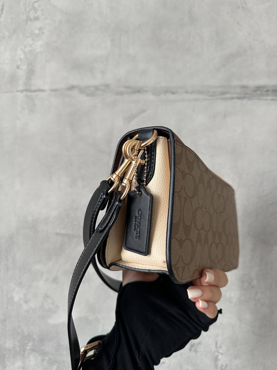 Coach Gemma Flap Crossbody In Signature Canvas - 6