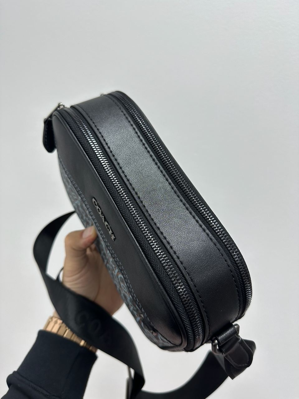 Coach Graham Crossbody With Monogram Print Blue - 11