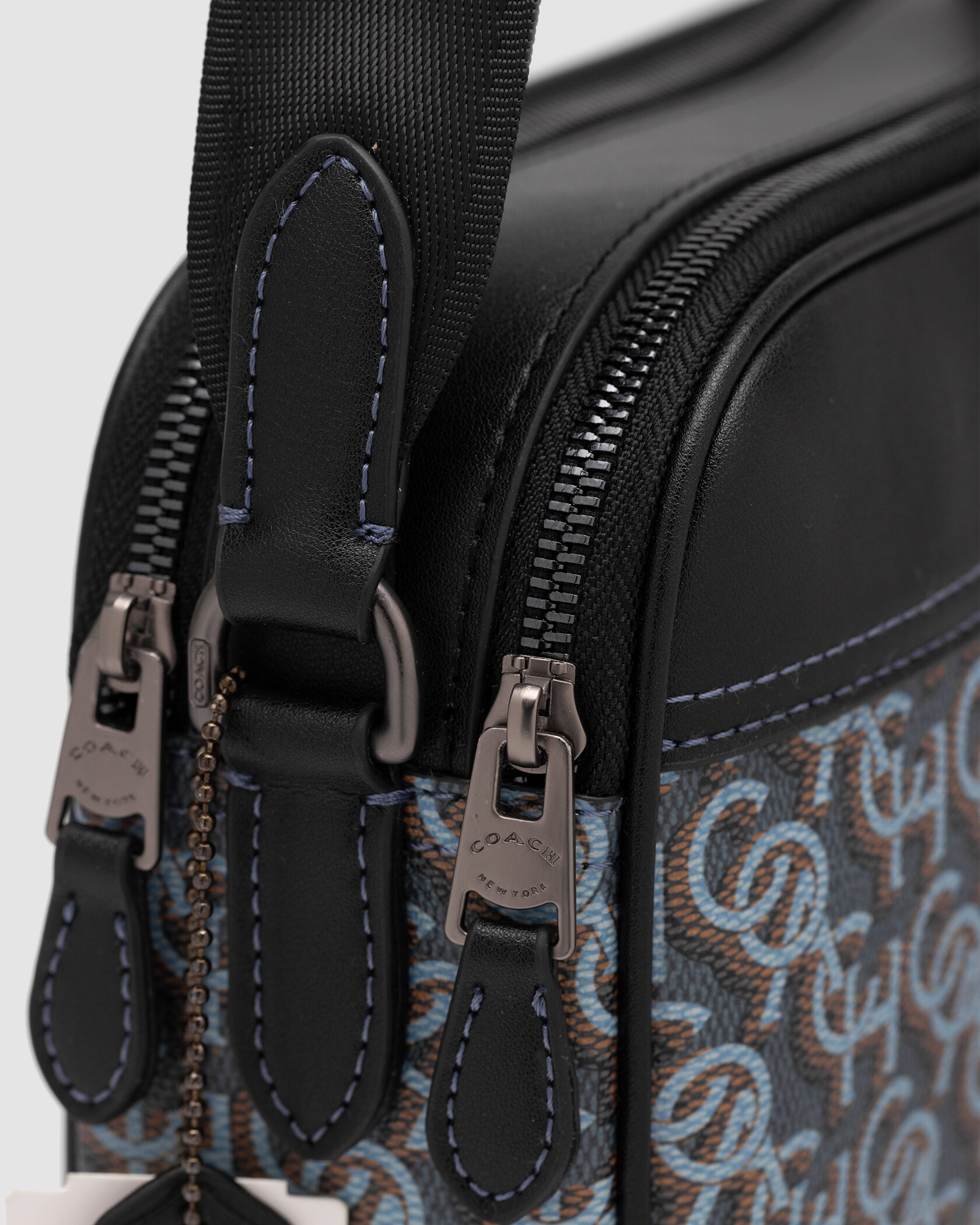 Coach Graham Crossbody With Monogram Print Blue - 8