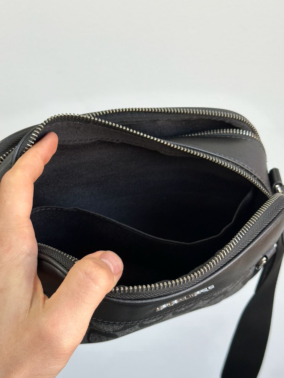 Coach Graham Crossbody With Signature Canvas Blue - 12