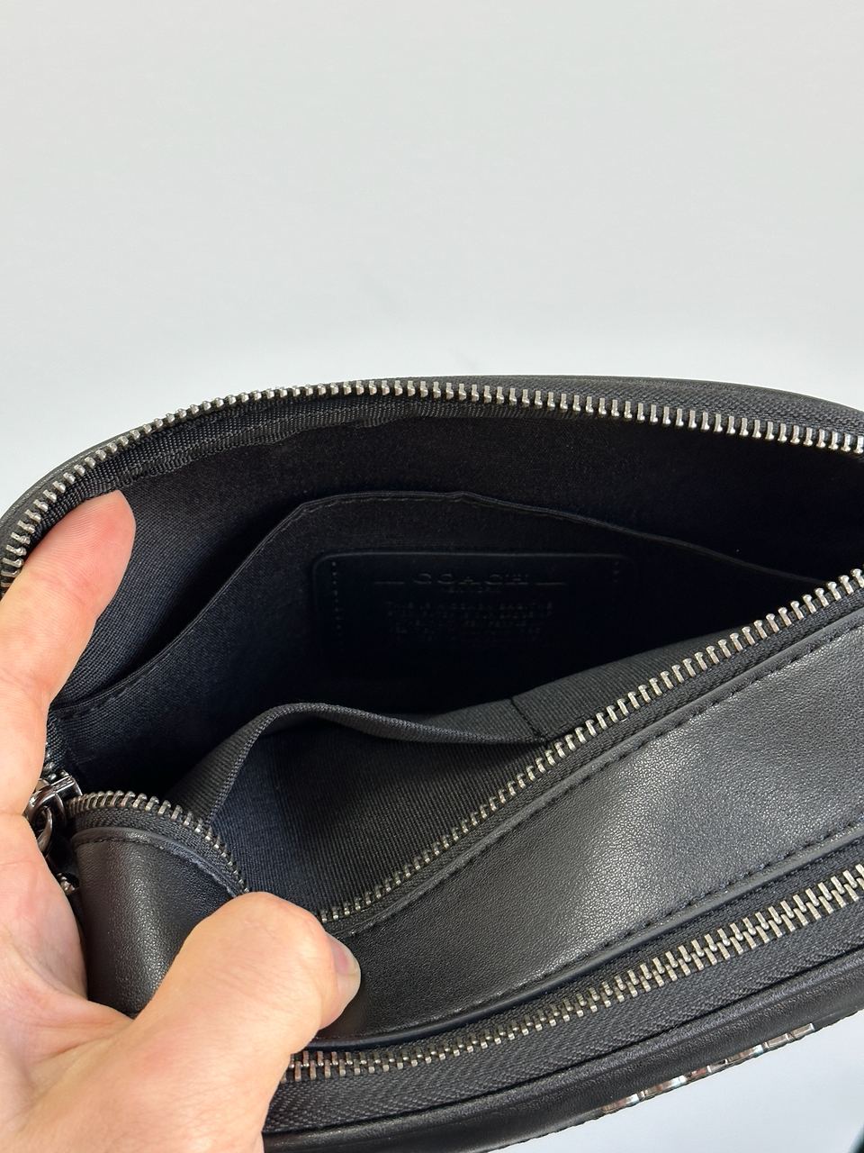 Coach Graham Crossbody With Signature Canvas Blue - 13