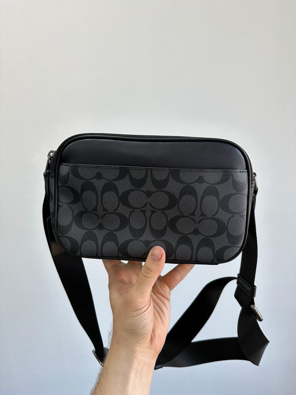 Coach Graham Crossbody With Signature Canvas Blue - 6