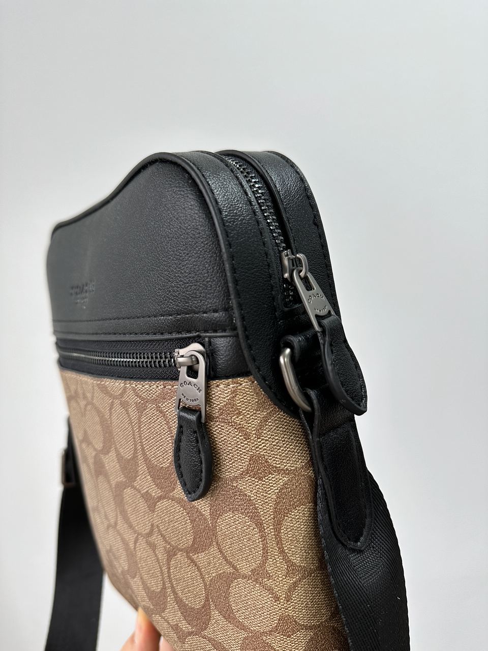 Coach Houston Flight Bag In Signature Canvas Beige - 12