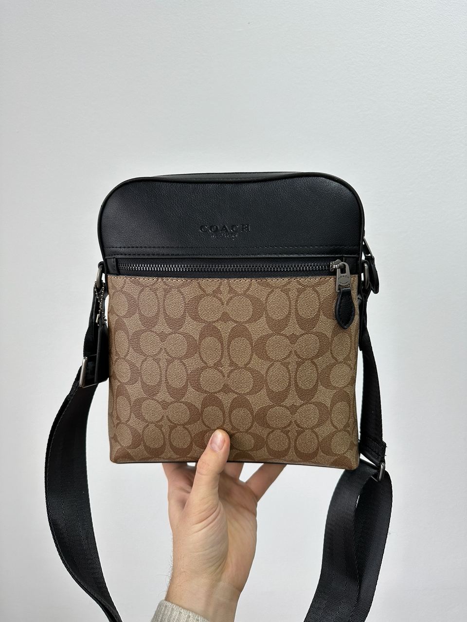 Coach Houston Flight Bag In Signature Canvas Beige - 7