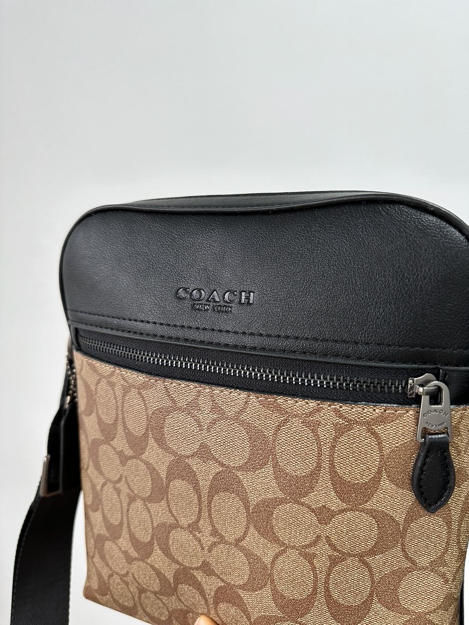 Coach Houston Flight Bag In Signature Canvas Beige - 8