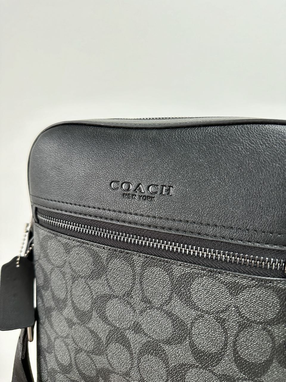 Coach Houston Flight Bag In Signature Canvas Grey - 10