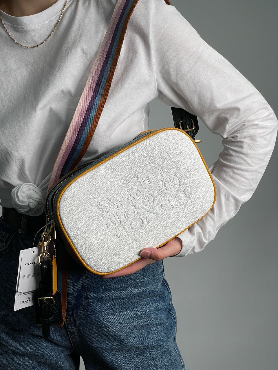 Coach Jes Convertible Belt Bag In Colorblock - 7