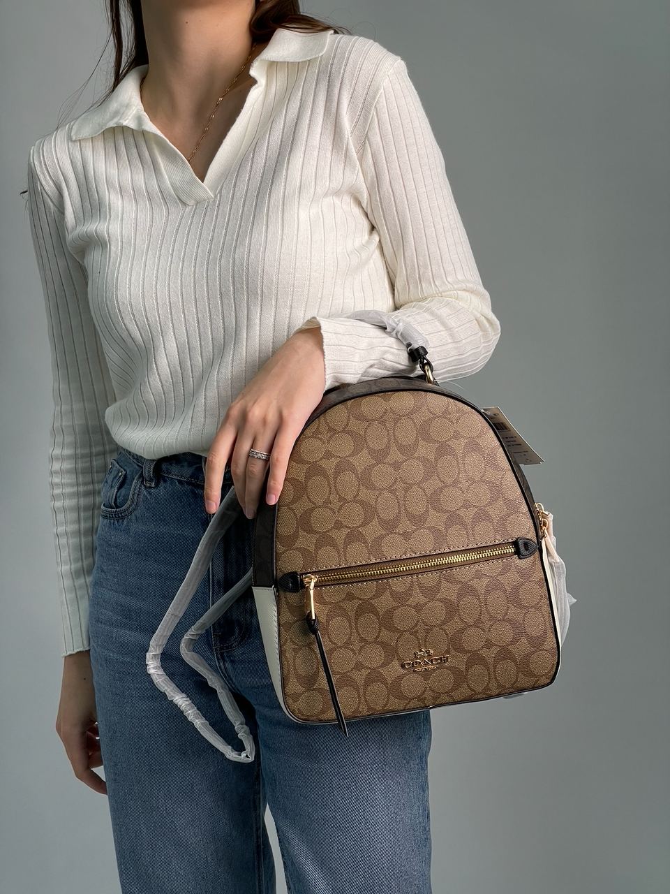 Coach Jordyn Backpack in Signature Canvas - 10