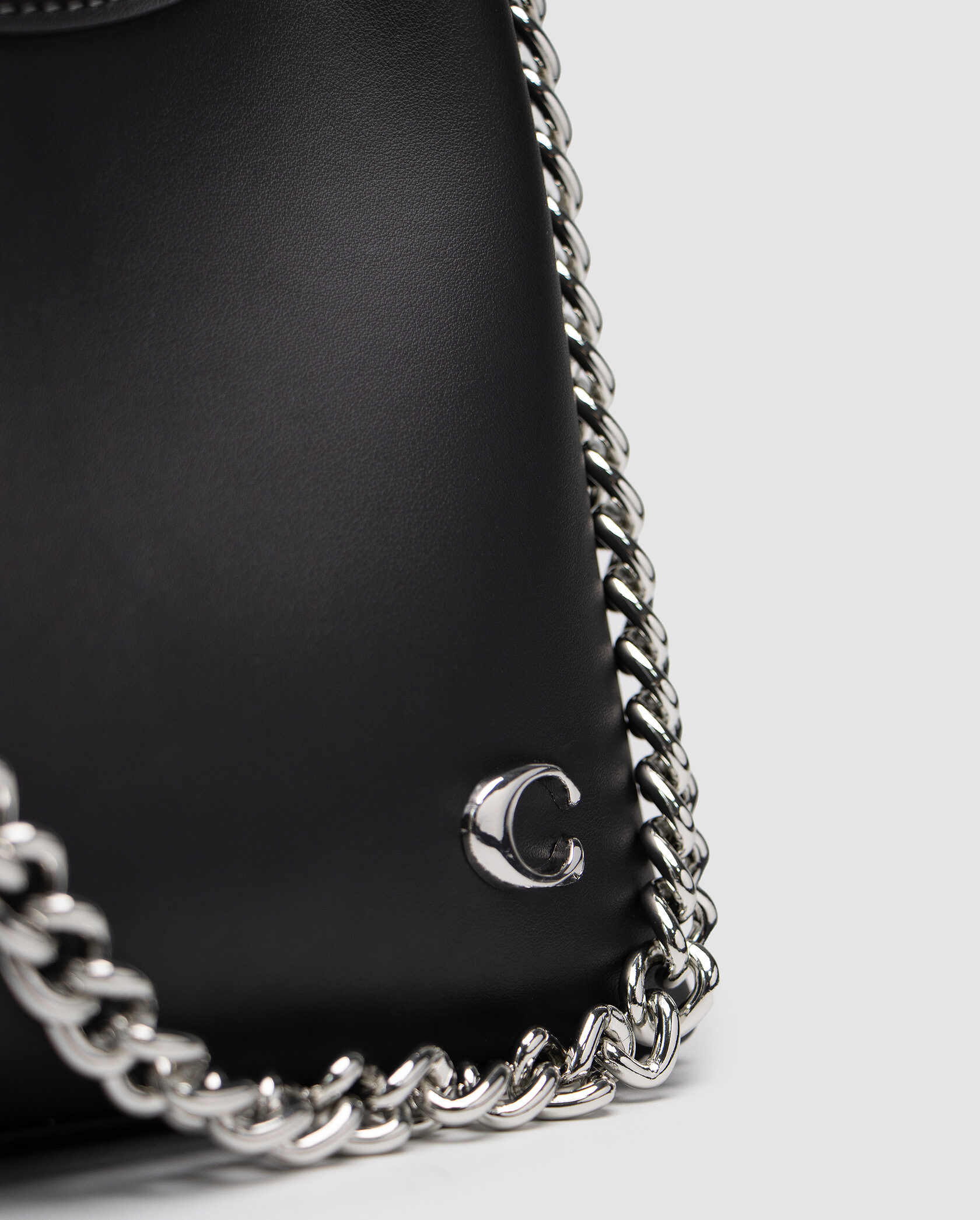 Coach Juliet Shoulder Bag Black Smooth Leather - 5