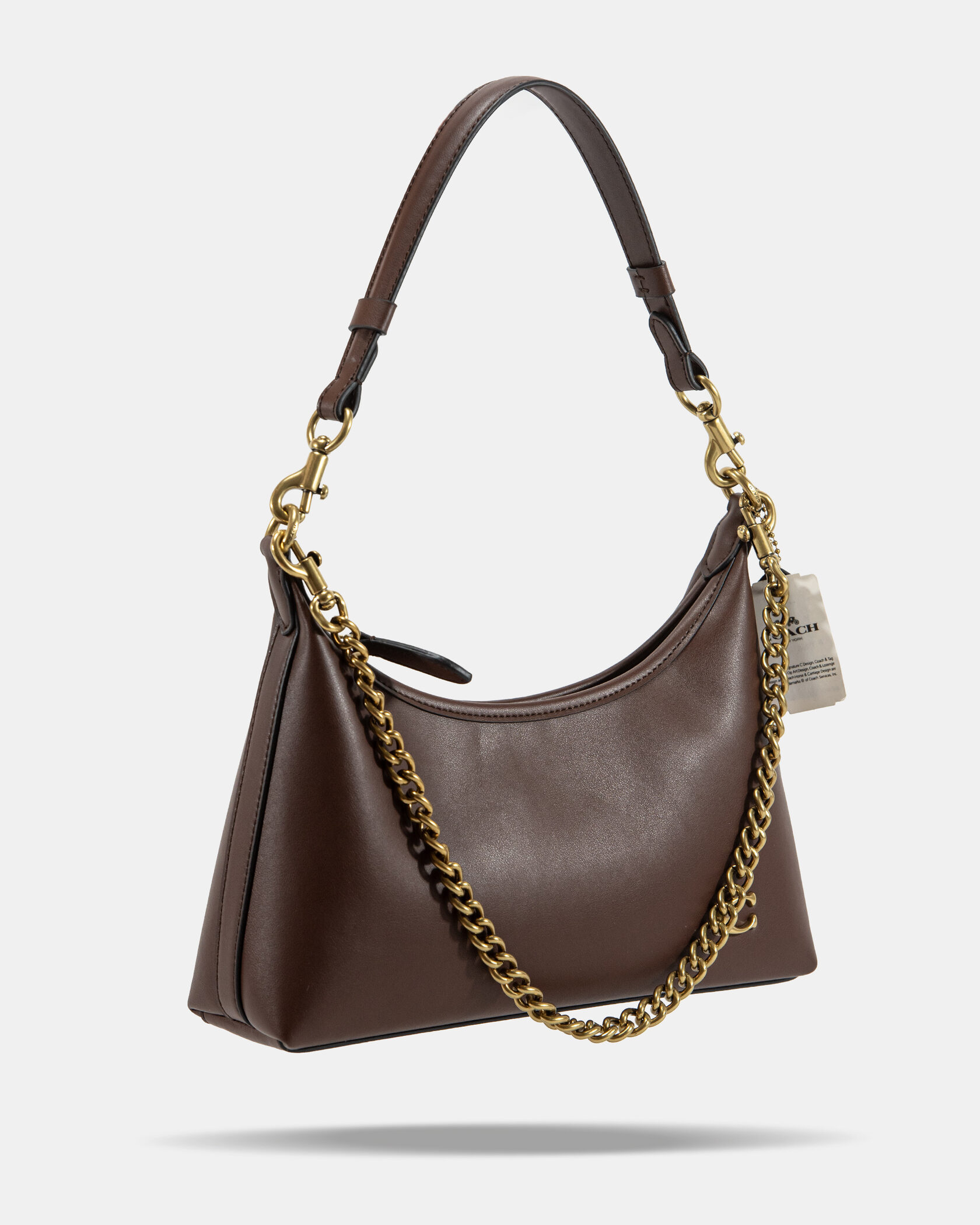 Coach Juliet Shoulder Bag Brown Smooth Leather - 5