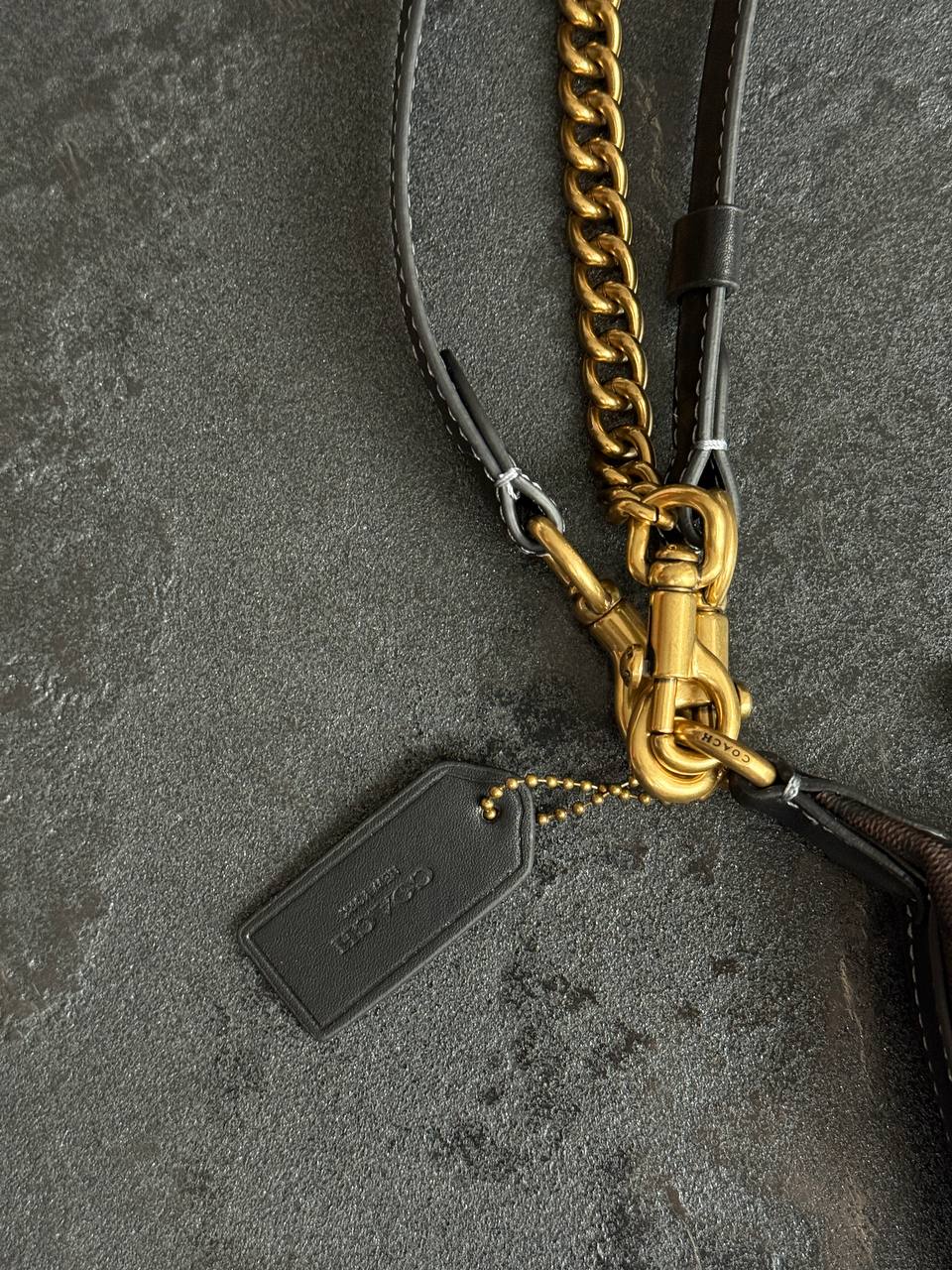 Coach Juliet Shoulder Bag Signature Canvas Brown - 16