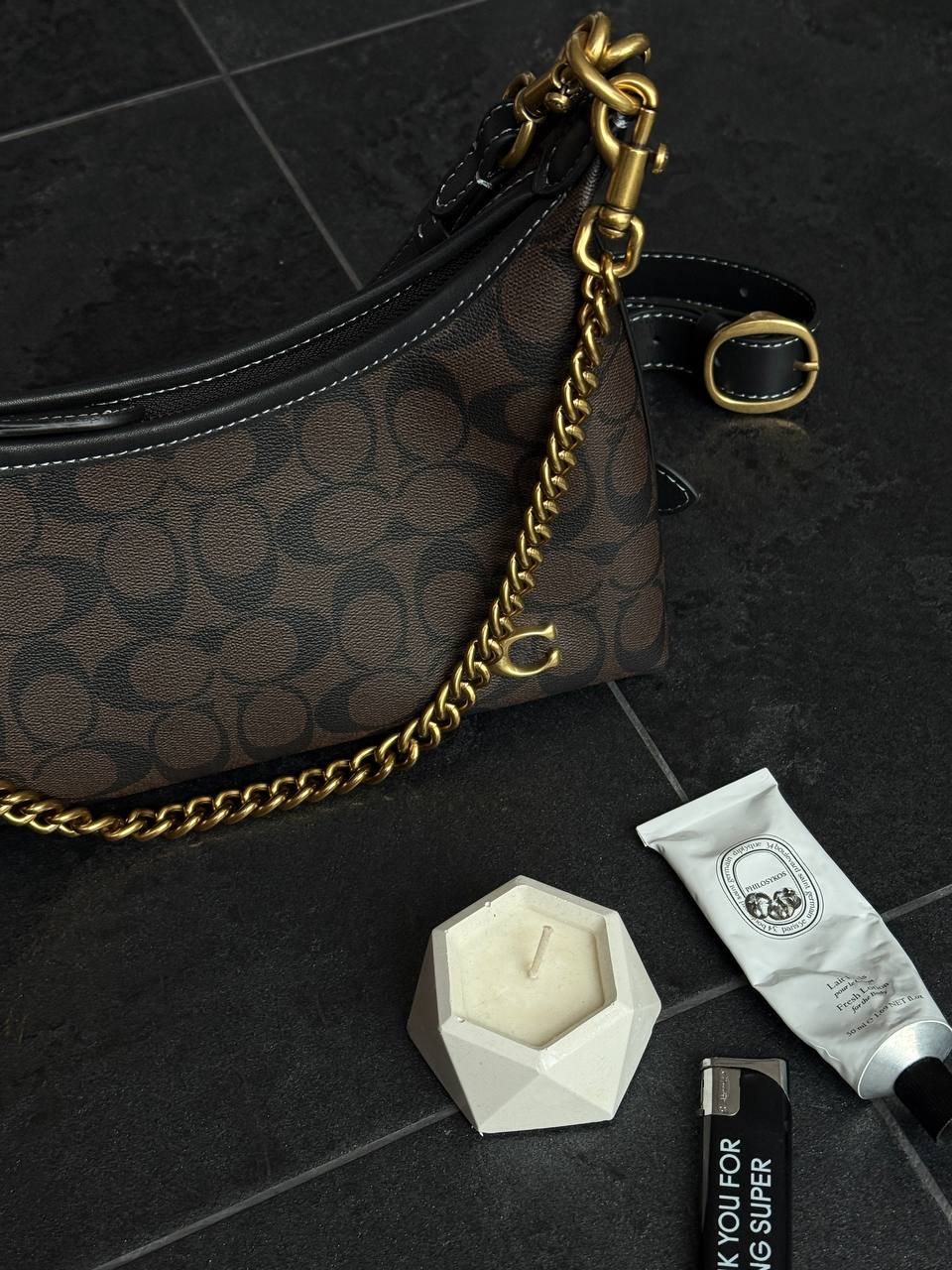 Coach Juliet Shoulder Bag Signature Canvas Brown - 5