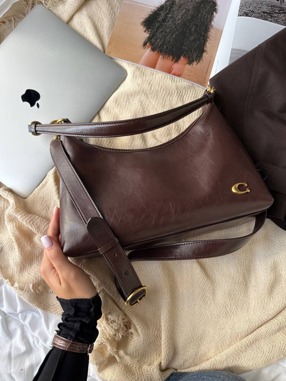Coach Juliette shoulder bag Brown - 7