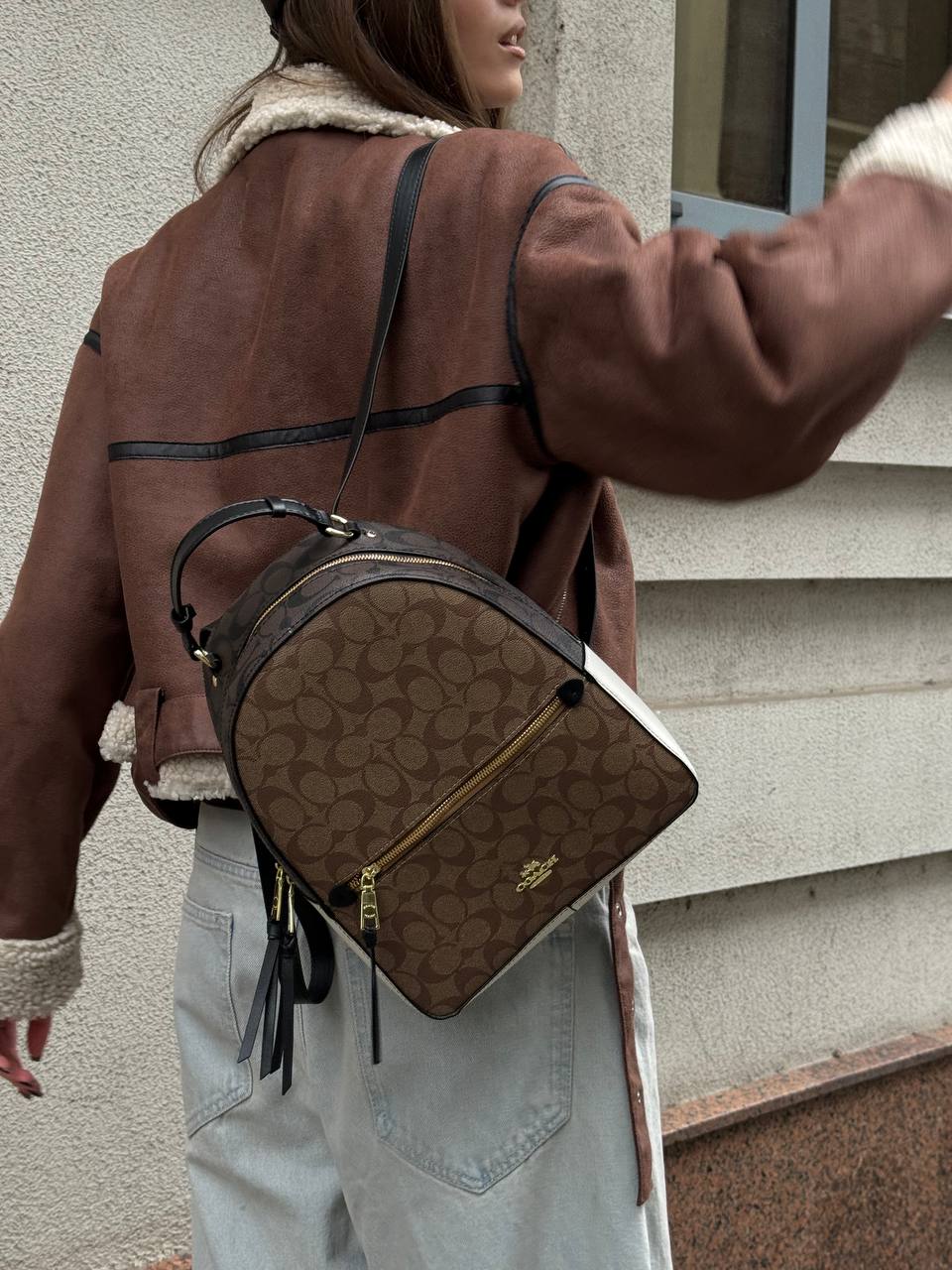 Coach Kenly Mini Backpack in Signature Canvas - 4