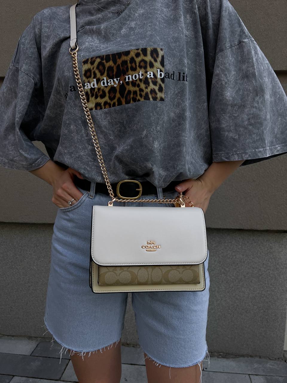 Coach Klare Crossbody Bag in Signature Canvas Khaki Multi - 11