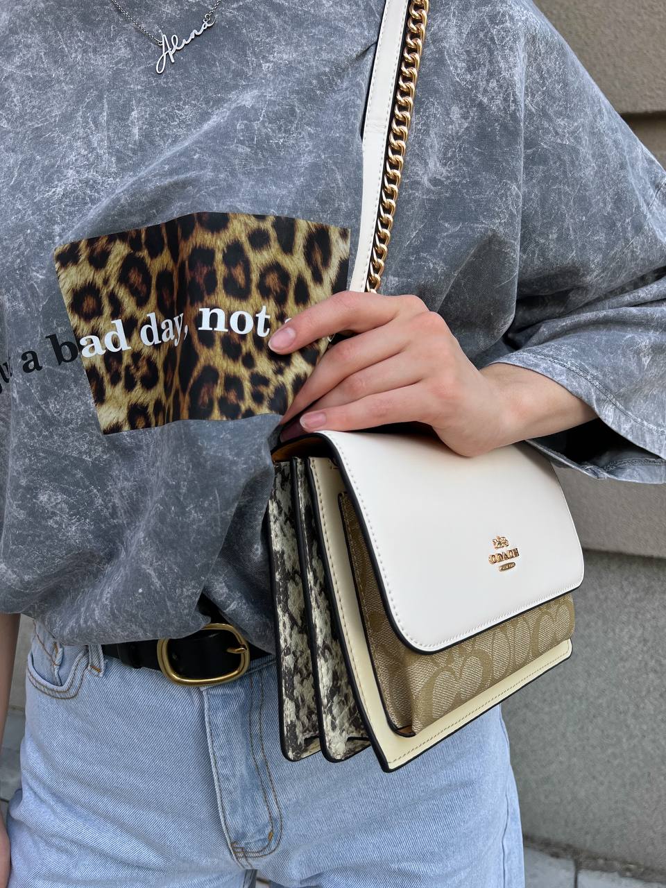 Coach Klare Crossbody Bag in Signature Canvas Khaki Multi - 17