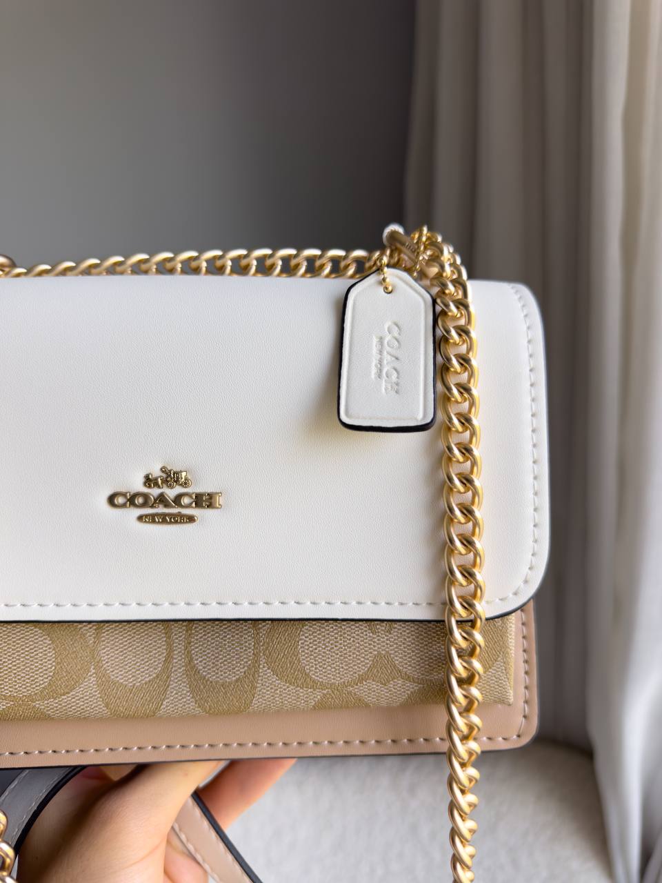 Coach Klare Crossbody Bag in Signature Canvas Khaki Multi - 5