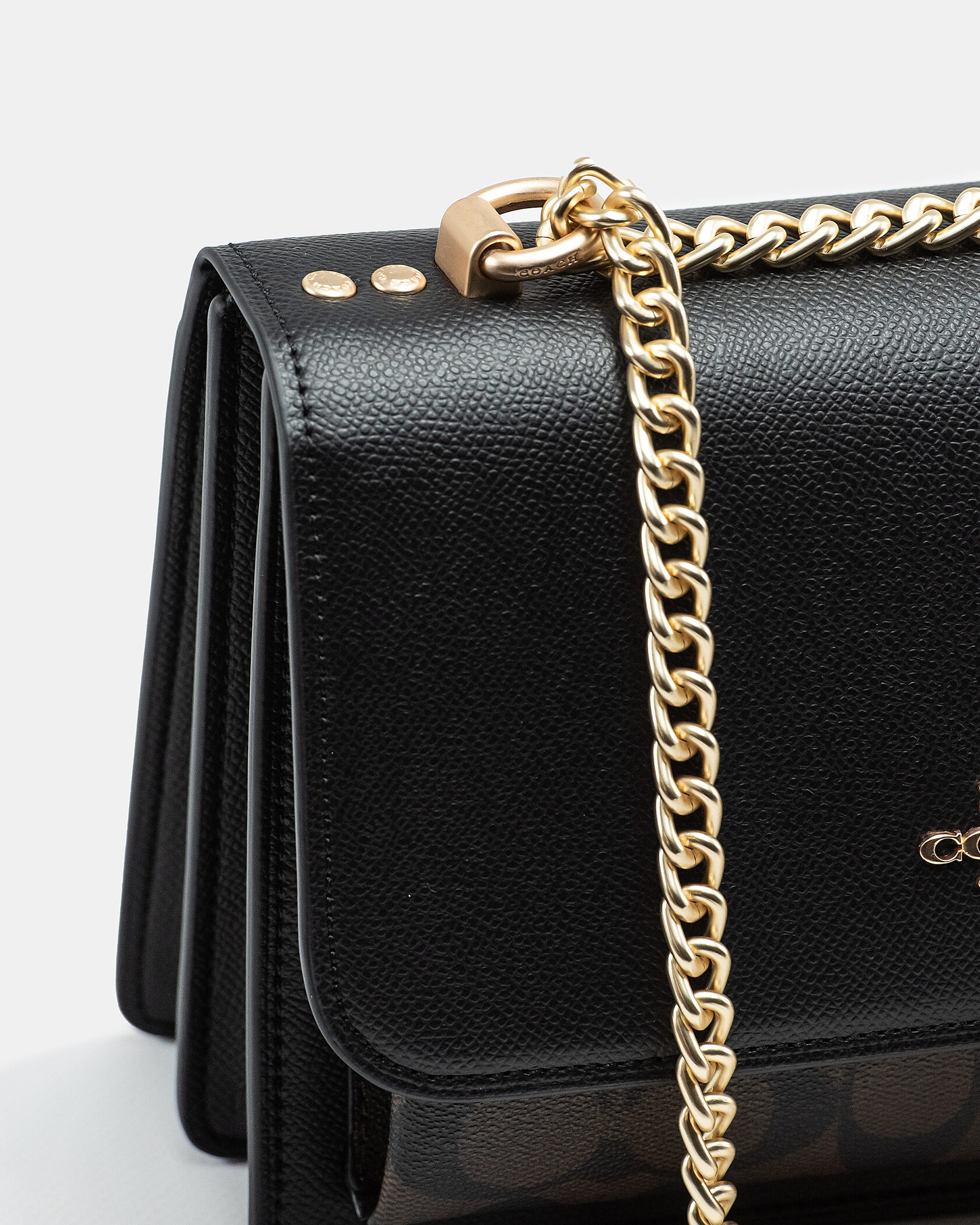 Coach Klare Small Crossbody Bag in Signature Canvas Black - 10