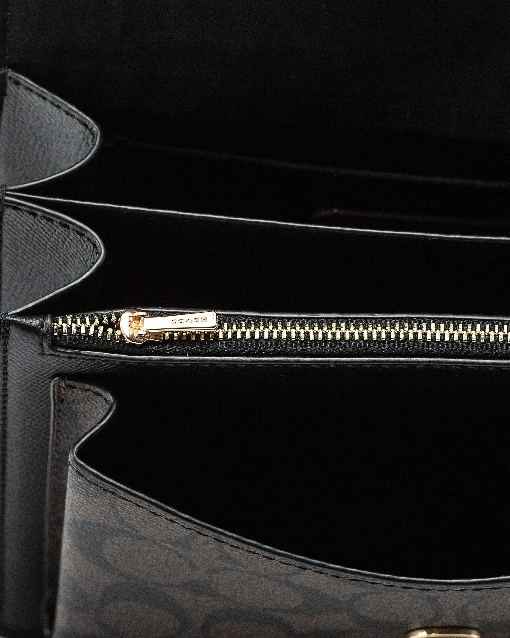 Coach Klare Small Crossbody Bag in Signature Canvas Black - 13