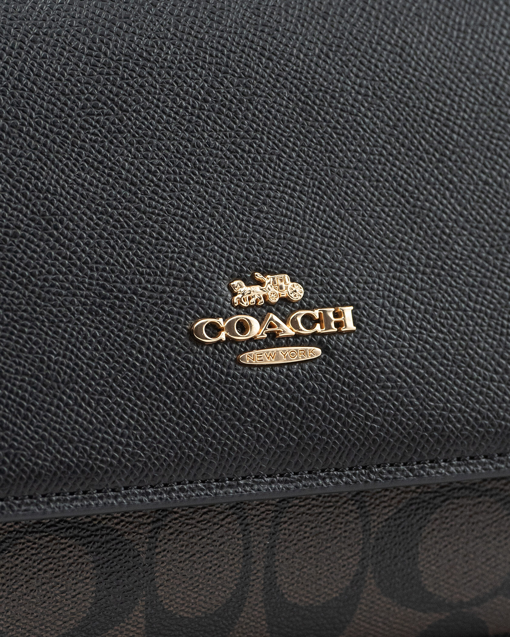 Coach Klare Small Crossbody Bag in Signature Canvas Black - 9