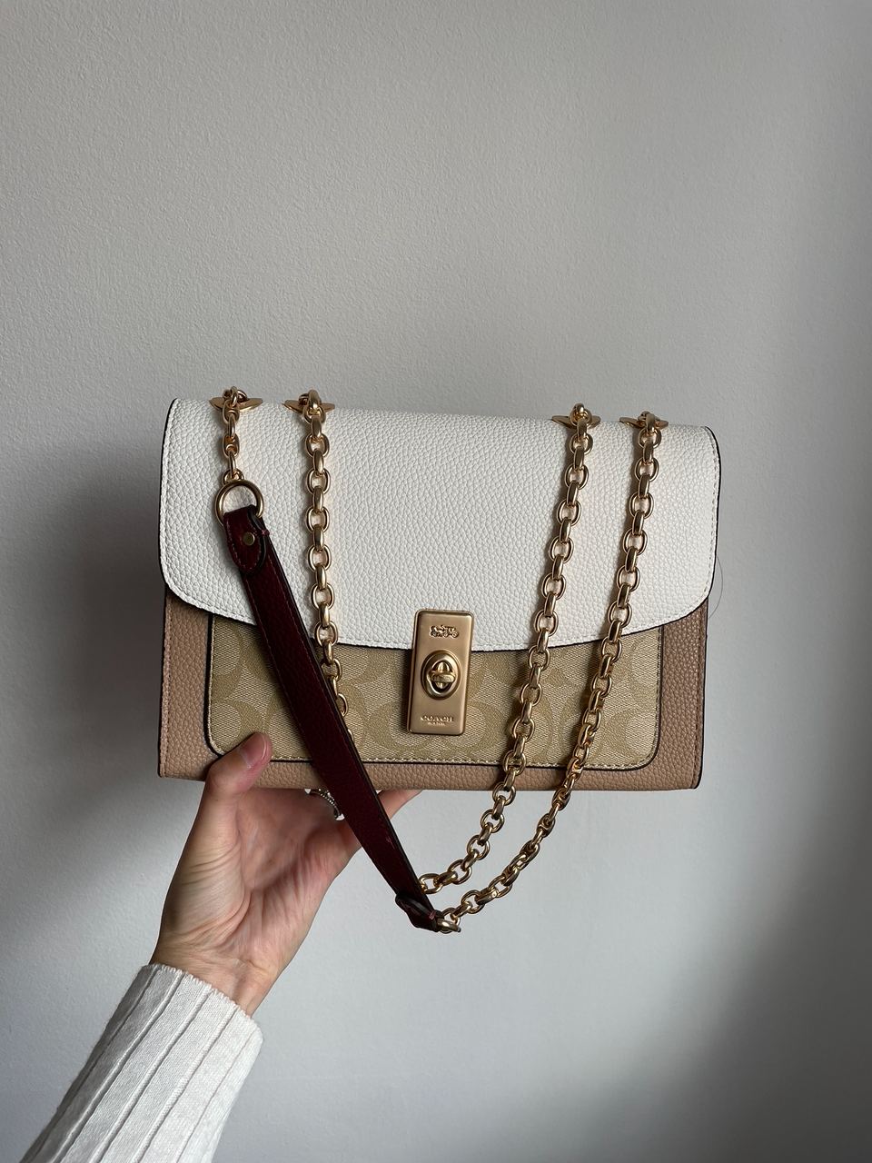 Coach Lane Shoulder Bag In Colorblock Signature Canvas - 10