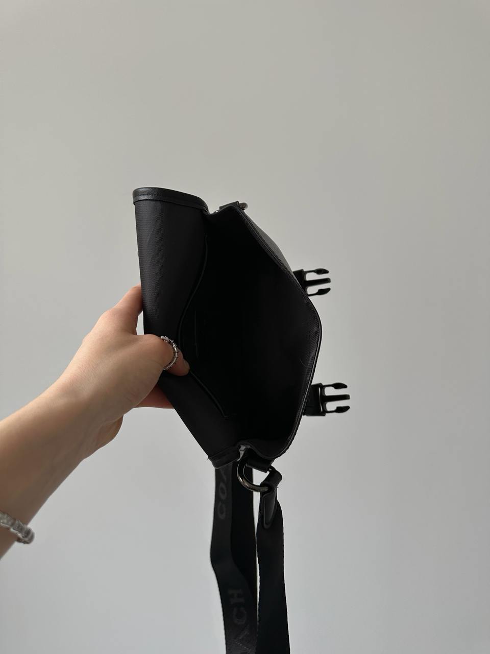 Coach League Hybrid Crossbody In Signature Jacquard Black - 11