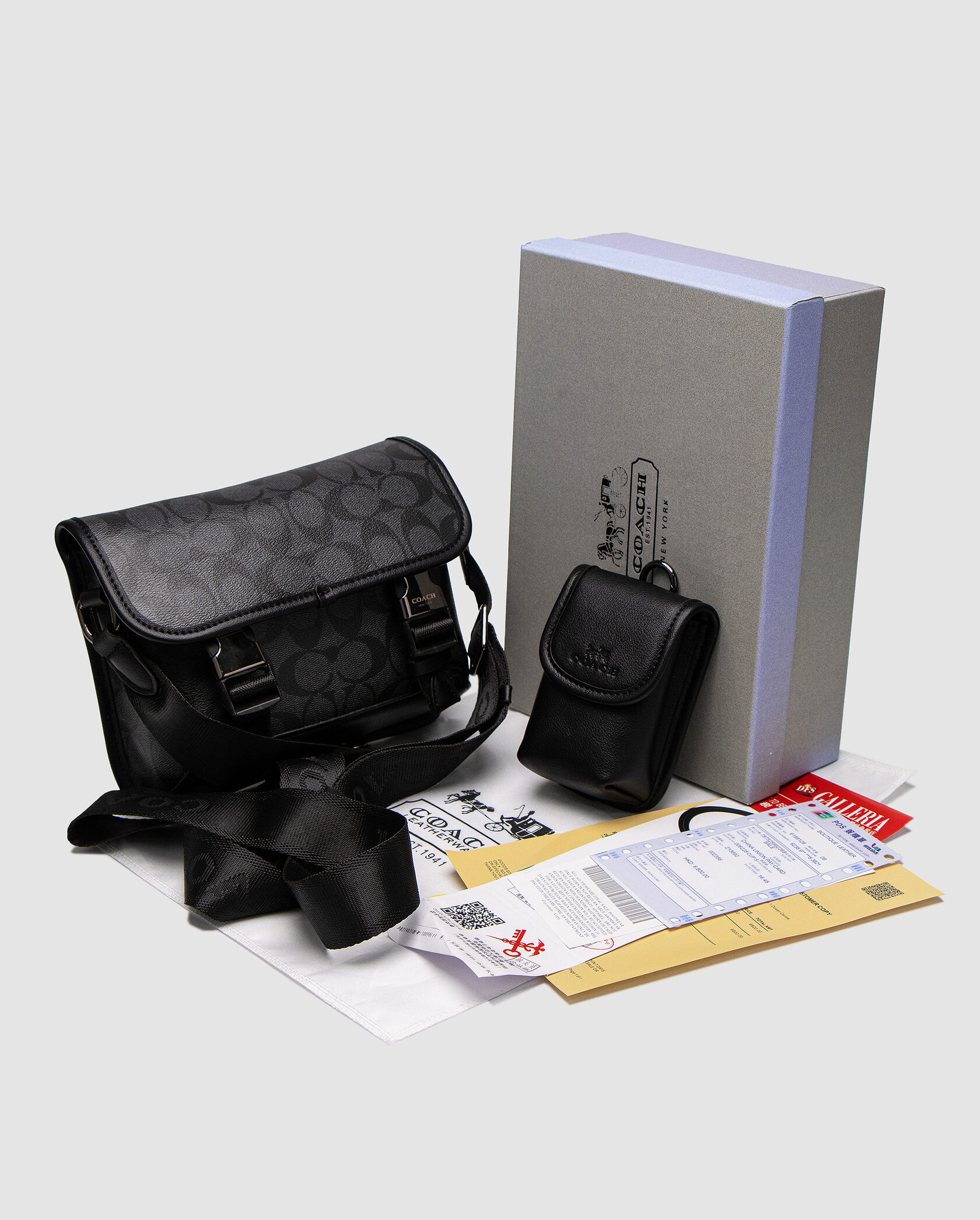 Coach League Hybrid Crossbody In Signature Jacquard Black - 2