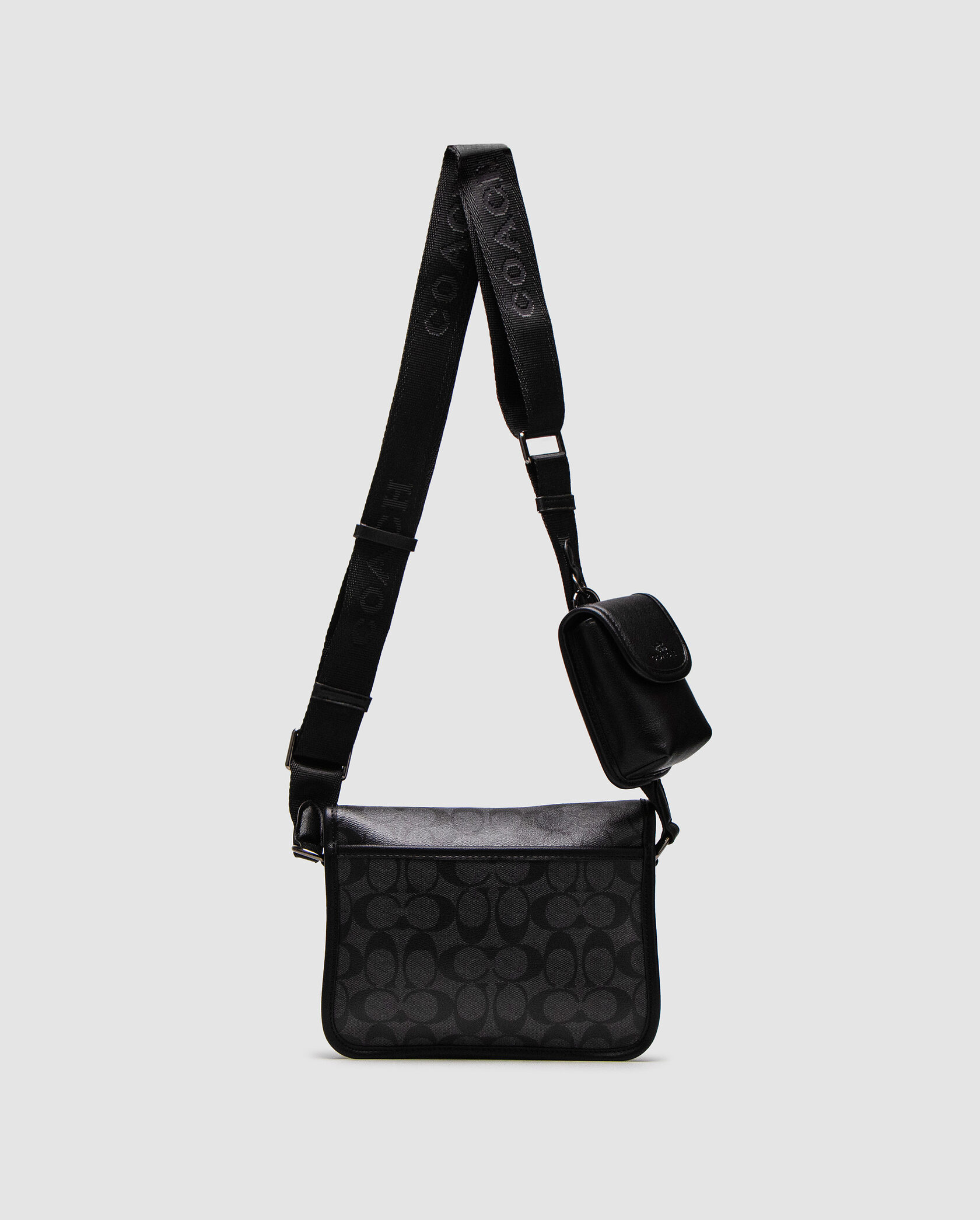 Coach League Hybrid Crossbody In Signature Jacquard Black - 4