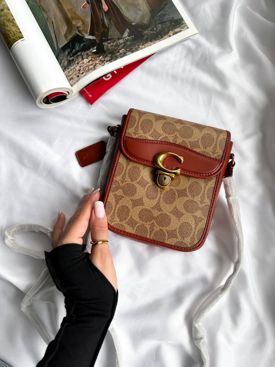 Coach Lock Crossbody In Signature Canvas - 2